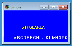 Texte en OpenGL avec GTKGLArea3 03-text