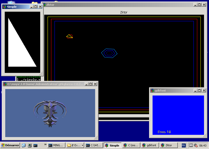 Plusieurs fenêtres GtkGLArea3 sous Windows' gtkglarea3-win32